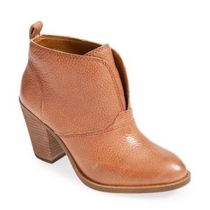 Lucky Brand Leather Booties- Size 10